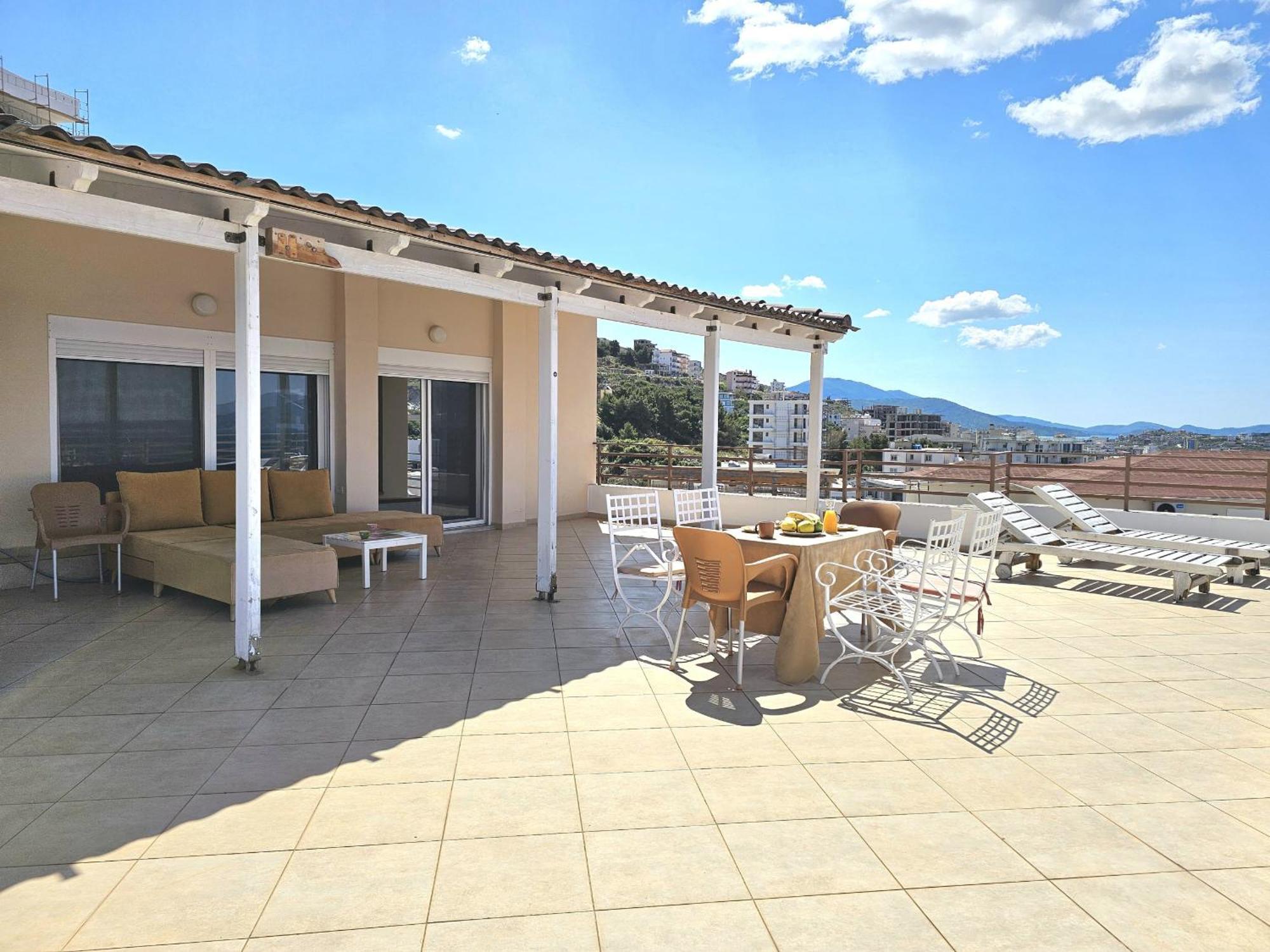 Appartement Sunset Penthouse à Saranda Extérieur photo