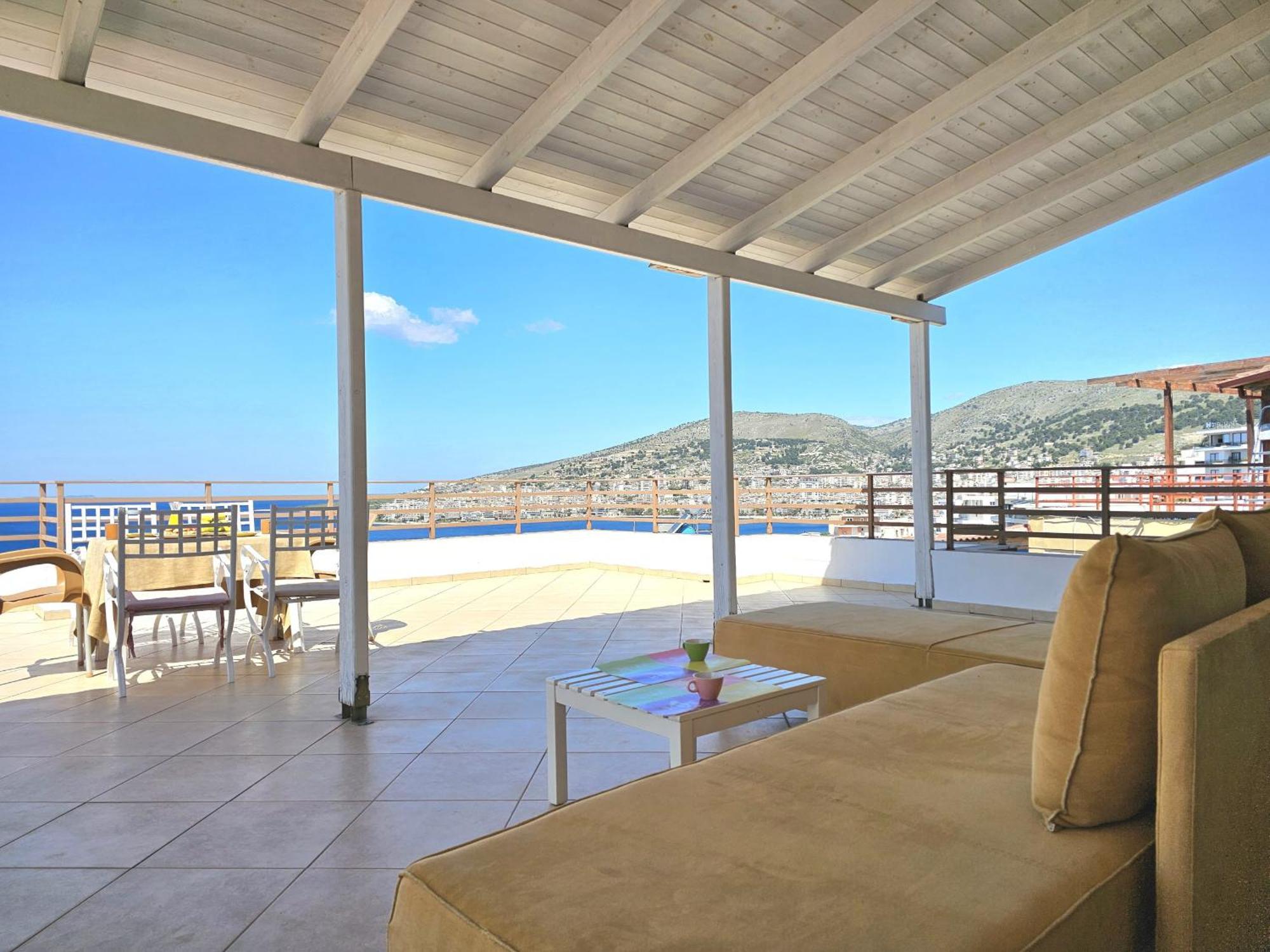 Appartement Sunset Penthouse à Saranda Extérieur photo