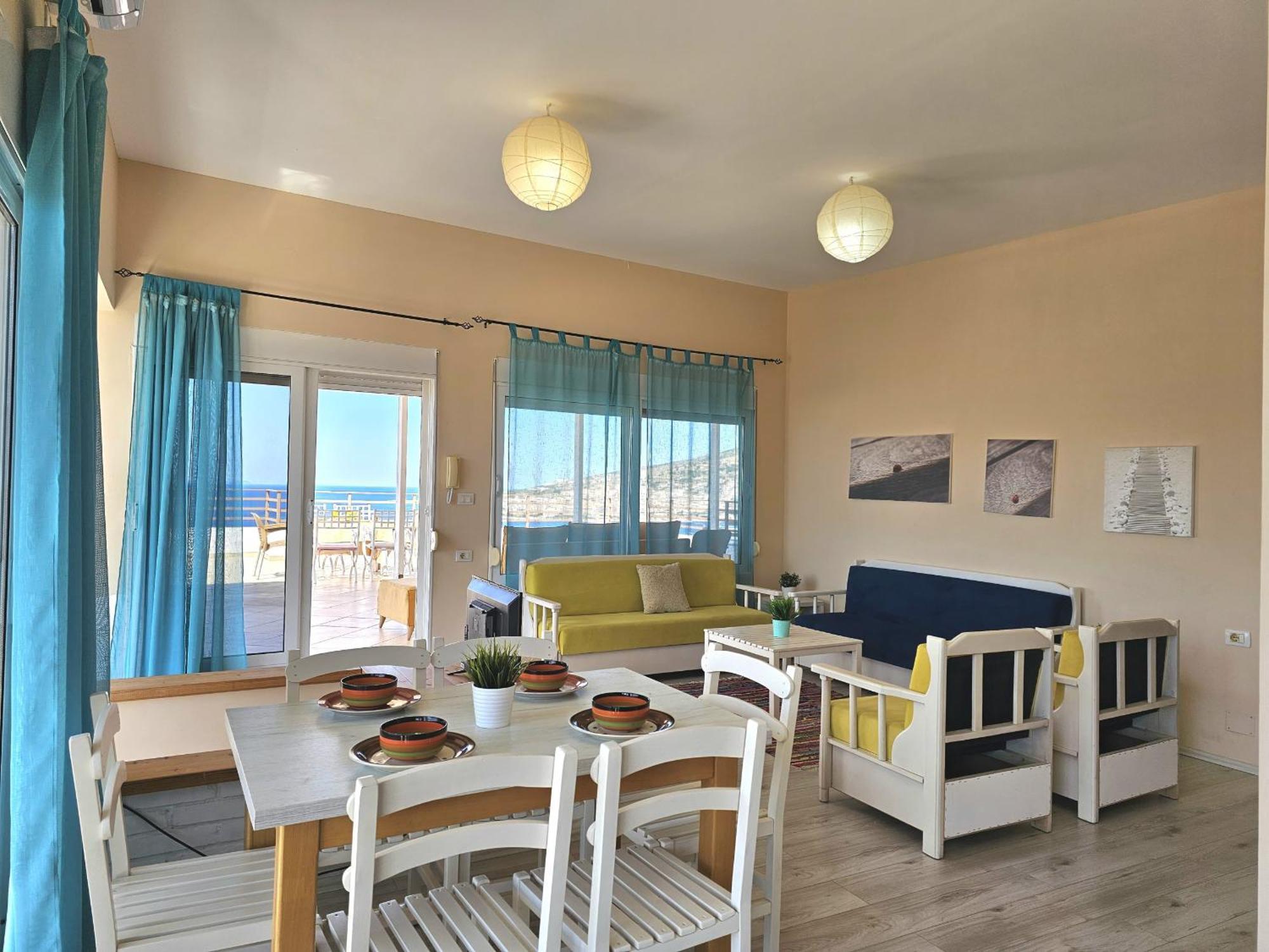 Appartement Sunset Penthouse à Saranda Extérieur photo