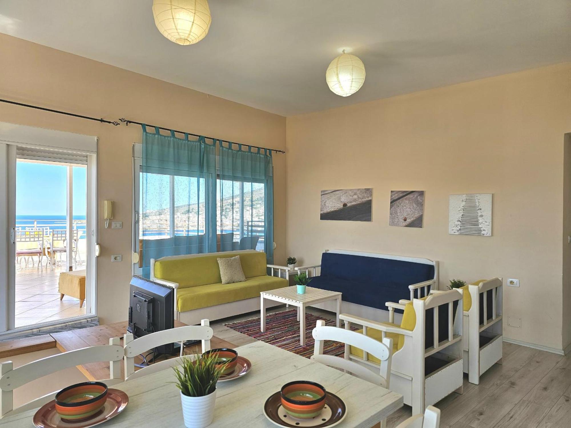 Appartement Sunset Penthouse à Saranda Extérieur photo