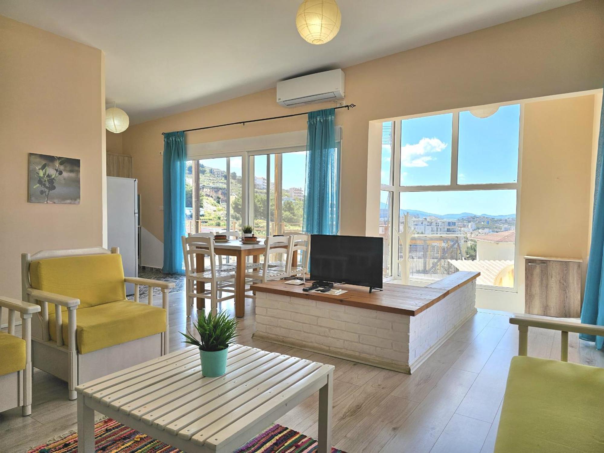 Appartement Sunset Penthouse à Saranda Extérieur photo